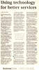 Buisness Times article on utility measurement
